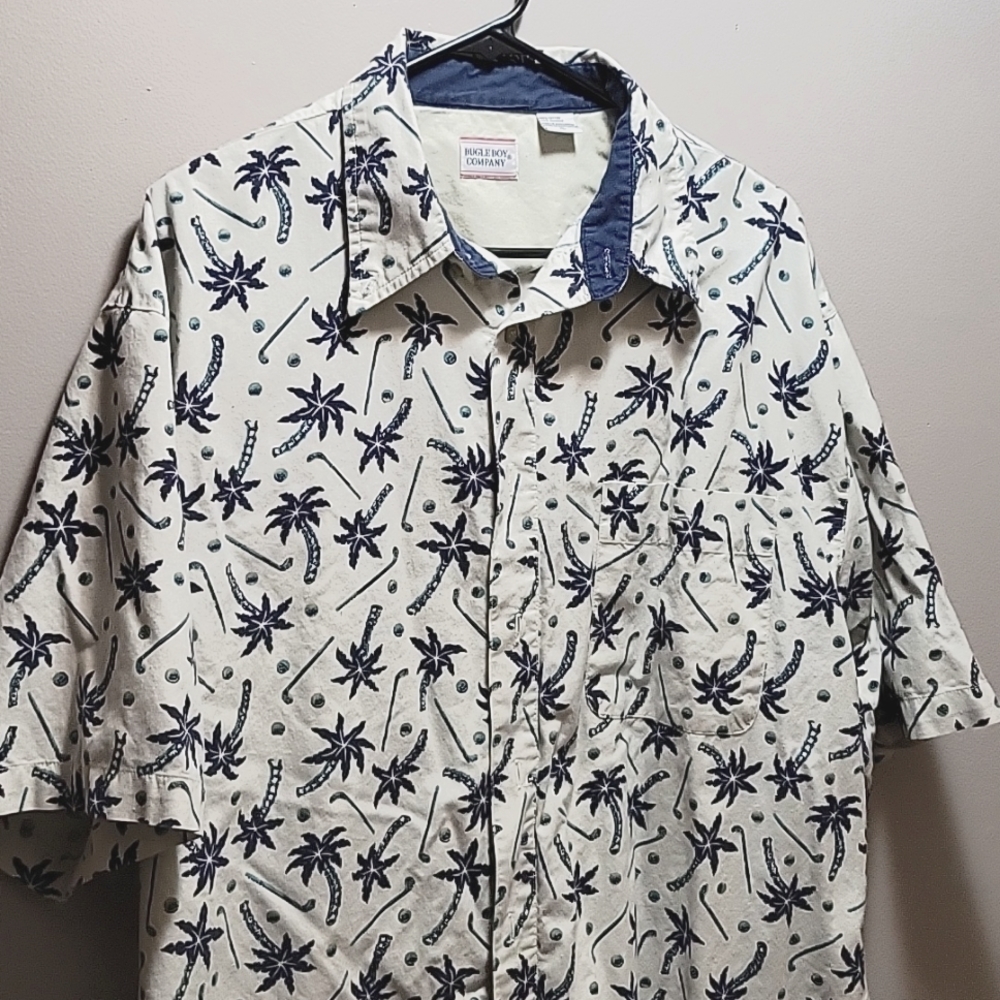 Vintage bugle boy golf shirt